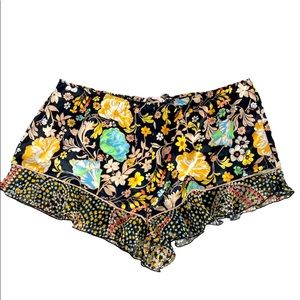 NWT Victoria’s Secret Satin Floral Pajama Short S